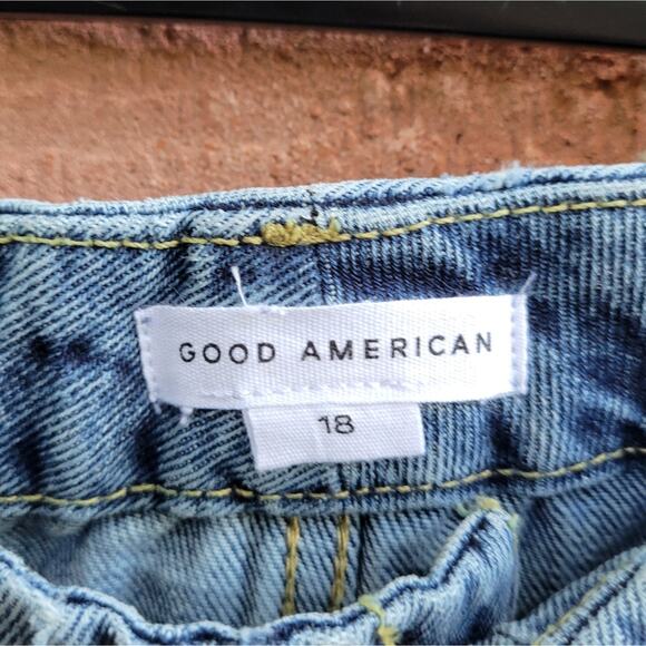 Good American Good Boy Jeans BLUE941 Wash size 18 - Picture 6 of 7